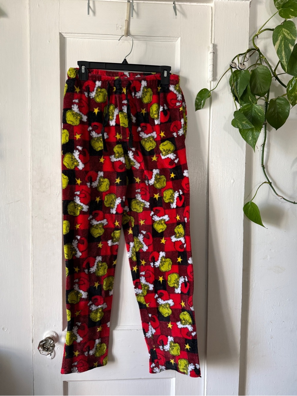 The Grinch Fleece Pajama Pants Dr Seuss size S  - Holiday Sleep Bottoms